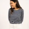 SAINT JAMES Marinière Minquidame - Coupe Droite, En Coton Léger (MARINE/ECRU) -Chic Marin Soldes 0237 51 E shop BD 13
