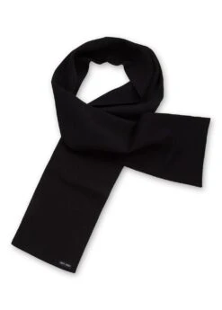 SAINT JAMES Echarpe Unie Scarf - En Pure Laine Vierge (NOIR) 7 SAINT JAMES Echarpe Unie Scarf - En Pure Laine Vierge (NOIR) -Chic Marin Soldes 0241 NOIR E shop BD 3