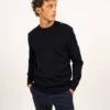 SAINT JAMES Pull Marin Uni Dinan - à Coudières Jacquard, En Laine Vierge (MARINE) 2 SAINT JAMES Pull Marin Uni Dinan - à Coudières Jacquard, En Laine Vierge (MARINE) -Chic Marin Soldes 0248 01 E shop BD 6