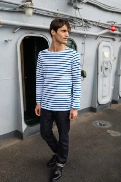 Marinière "Patrouilleur" - SAINT JAMES X Marine Nationale (NEIGE/GITANE) -Chic Marin Soldes 0424 Neige Gitane Patrouilleur3629