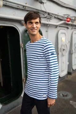 Marinière "Patrouilleur" - SAINT JAMES X Marine Nationale (NEIGE/GITANE) -Chic Marin Soldes 0424 Neige Gitane Patrouilleur3664