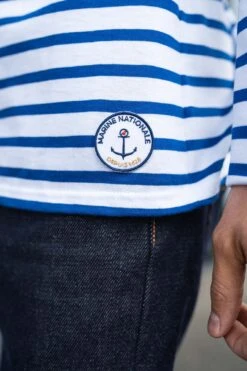 Marinière "Patrouilleur" - SAINT JAMES X Marine Nationale (NEIGE/GITANE) -Chic Marin Soldes 0424 Neige Gitane Patrouilleur3675 20modifier