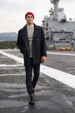 Caban En Drap De Laine "Bougainville" - SAINT JAMES X Marine Nationale (NAVY)