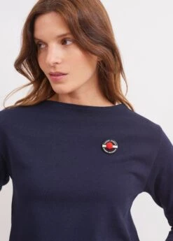 Broche "Couronne" - SAINT JAMES X Marine Nationale (NAVY/ECRU) 7 Broche "Couronne" - SAINT JAMES X Marine Nationale (NAVY/ECRU) -Chic Marin Soldes 0445 COURONNE NAVY ECRU 06