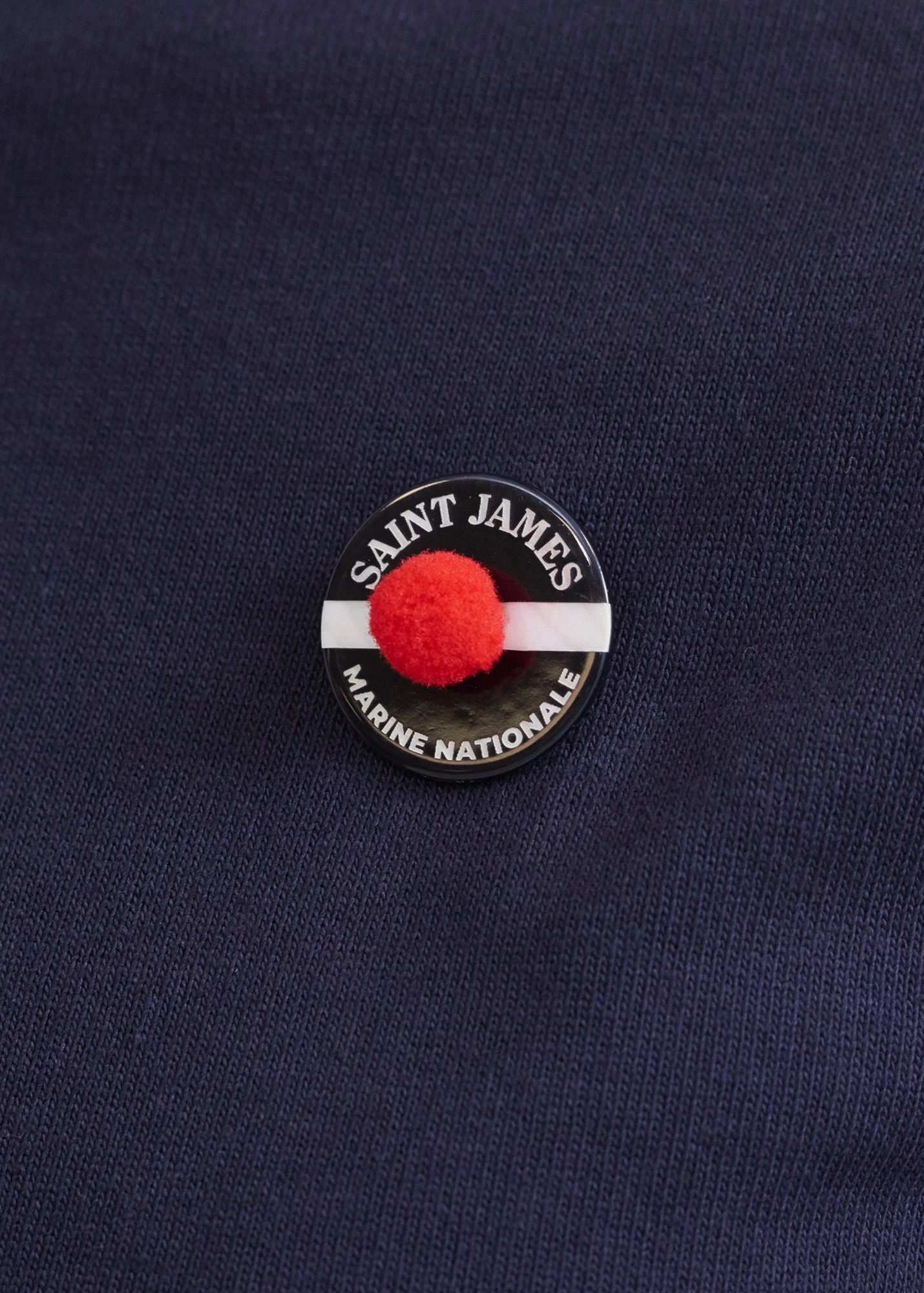 Broche "Couronne" - SAINT JAMES X Marine Nationale (NAVY/ECRU) 4 Broche "Couronne" - SAINT JAMES X Marine Nationale (NAVY/ECRU) - Image 2