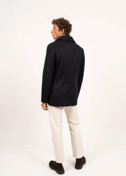 SAINT JAMES Caban Authentique Galion - En Drap De Laine, Fabriqué En France (NAVY) -Chic Marin Soldes 0470 CC E shop BD 15