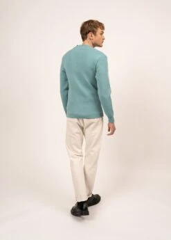 SAINT JAMES Pull Marin Uni Matelot - Coupe Ajustée, En Pure Laine Vierge (JADE) -Chic Marin Soldes 0589 JADE 02