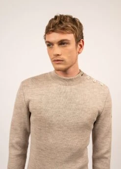 Le Chevron - Pull Marin SAINT JAMES X Le Slip Français En Laine Vierge (BEIGE/ECRU) 9 Le Chevron - Pull Marin SAINT JAMES X Le Slip Français En Laine Vierge (BEIGE/ECRU) -Chic Marin Soldes 0590 BEIGE ECRU 04