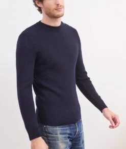 SAINT JAMES Pull Marin Uni Rochefort - Coupe Ajustée, En Laine Mérinos (NAVY) 11 SAINT JAMES Pull Marin Uni Rochefort - Coupe Ajustée, En Laine Mérinos (NAVY) -Chic Marin Soldes 0620 ROCHEFORT 1 U NAVY 04