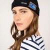 Bonnet De Marin En Laine - SAINT JAMES X Transat Jacques Vabre (NAVY) 2 Bonnet De Marin En Laine - SAINT JAMES X Transat Jacques Vabre (NAVY) -Chic Marin Soldes 0716 CC NAVY 01