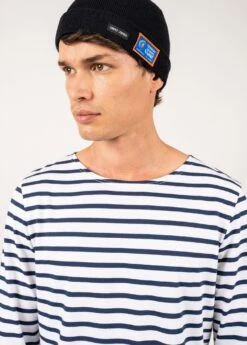 Bonnet De Marin En Laine - SAINT JAMES X Transat Jacques Vabre (NAVY) -Chic Marin Soldes 0716 CC NAVY 03