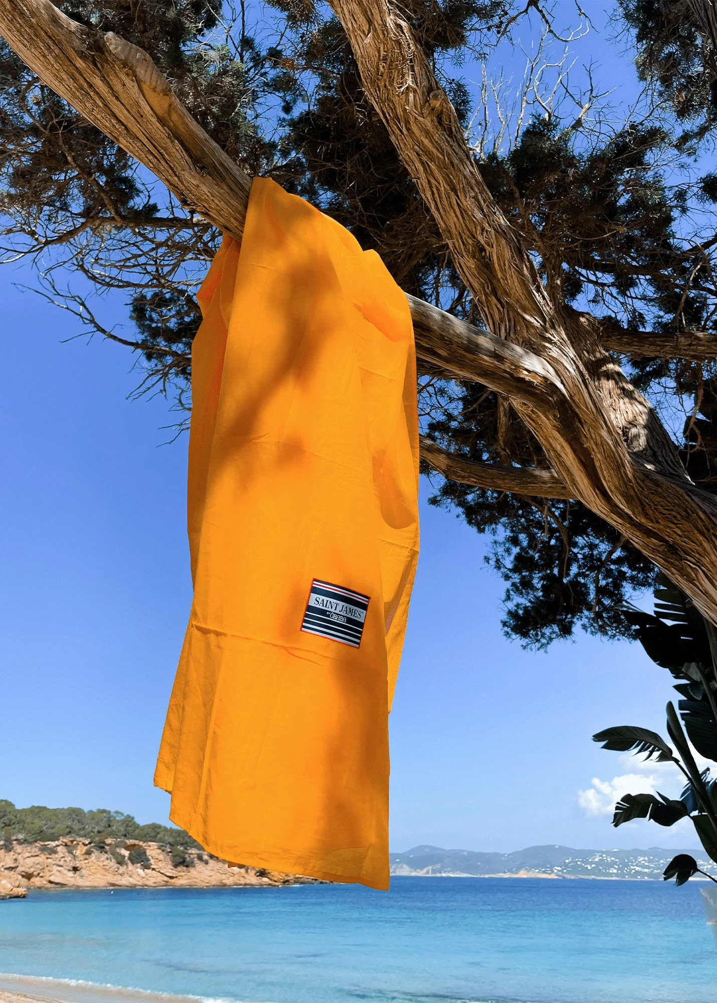 Drap De Plage XXL En Voile De Coton Léger - SAINT JAMES X ÔBABA (TANGO) 4 Drap De Plage XXL En Voile De Coton Léger - SAINT JAMES X ÔBABA (TANGO) - Image 2