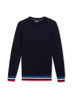 Pull Marin Brégançon - SAINT JAMES X Elysée (NAVY)