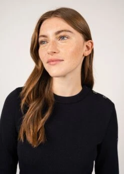 Pull Marin Brégançon - SAINT JAMES X Elysée (NAVY) -Chic Marin Soldes 0908 CC NAVY E shop BD 04