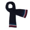 Echarpe Tricolore En Laine - SAINT JAMES X Elysée (MARINE) -Chic Marin Soldes 0909 22ELYSEE002 ECHARPE