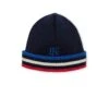 Bonnet Tricolore En Laine - SAINT JAMES X Elysée (MARINE) -Chic Marin Soldes 0910 22ELYSEE003 BONNET