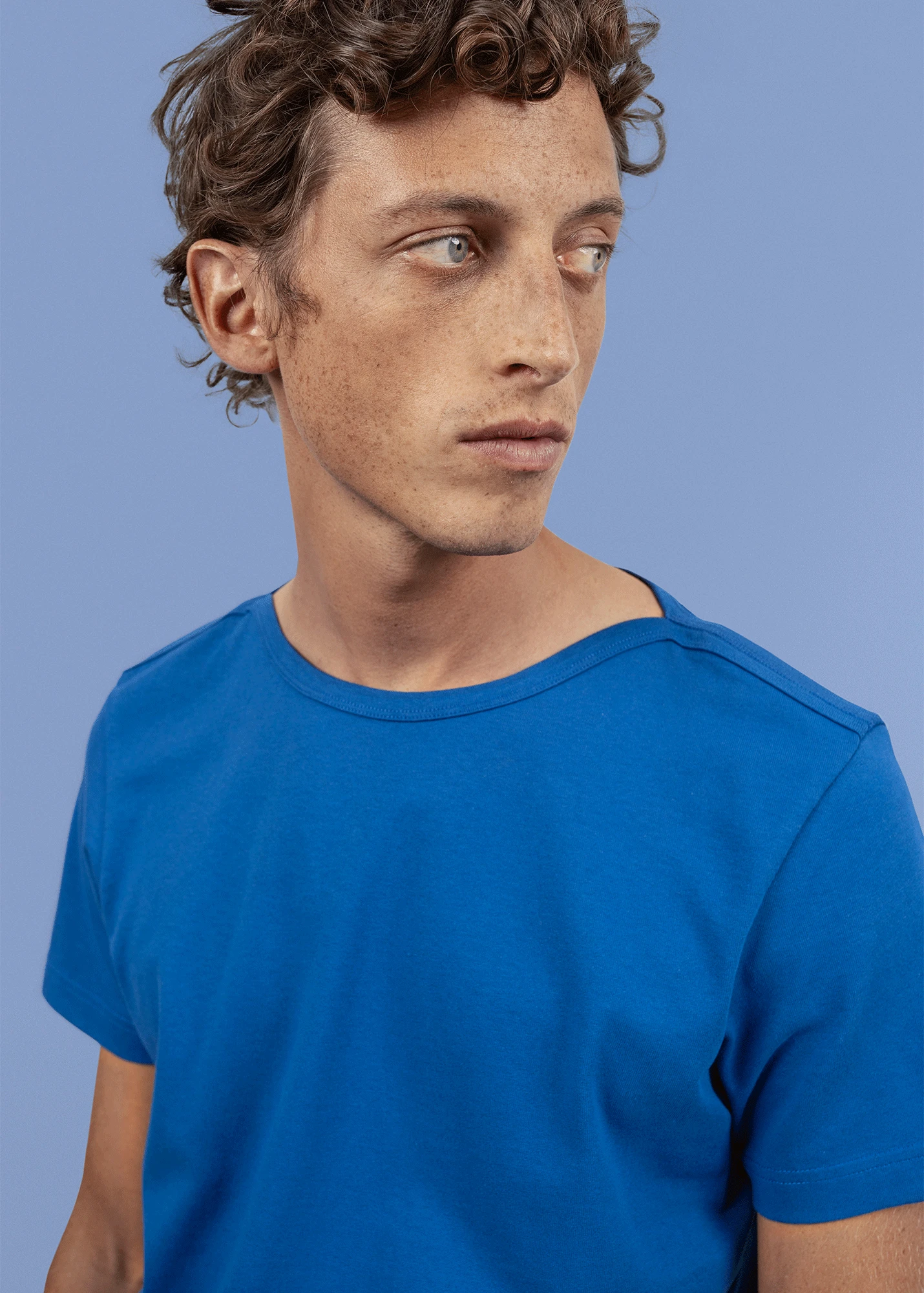 T-shirt En Coton Epaule Tattoo - SAINT JAMES DAHO (BLEU) 3 T-shirt En Coton Epaule Tattoo - SAINT JAMES DAHO (BLEU)