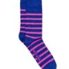 SAINT JAMES Chaussettes Marinières - En Jersey De Coton (GITANE/ROSE FLUO) 1 SAINT JAMES Chaussettes Marinières - En Jersey De Coton (GITANE/ROSE FLUO) -Chic Marin Soldes 1194 GITANE ROSE FLUO 2