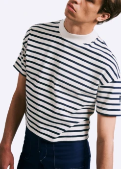 Marinière Courte Jean-Paul - SAINT JAMES X BALLORIN (ECRU/MARINE) -Chic Marin Soldes 1220 JEAN PAUL ECRU MARINE 02 c002094d aa2f 4765 af28 7e1f5366a71c