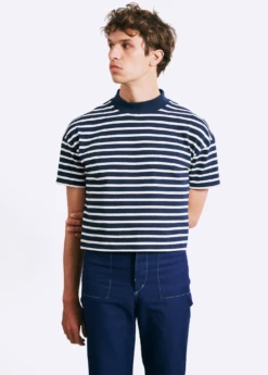 Marinière Courte Jean-Paul - SAINT JAMES X BALLORIN (MARINE/ECRU)