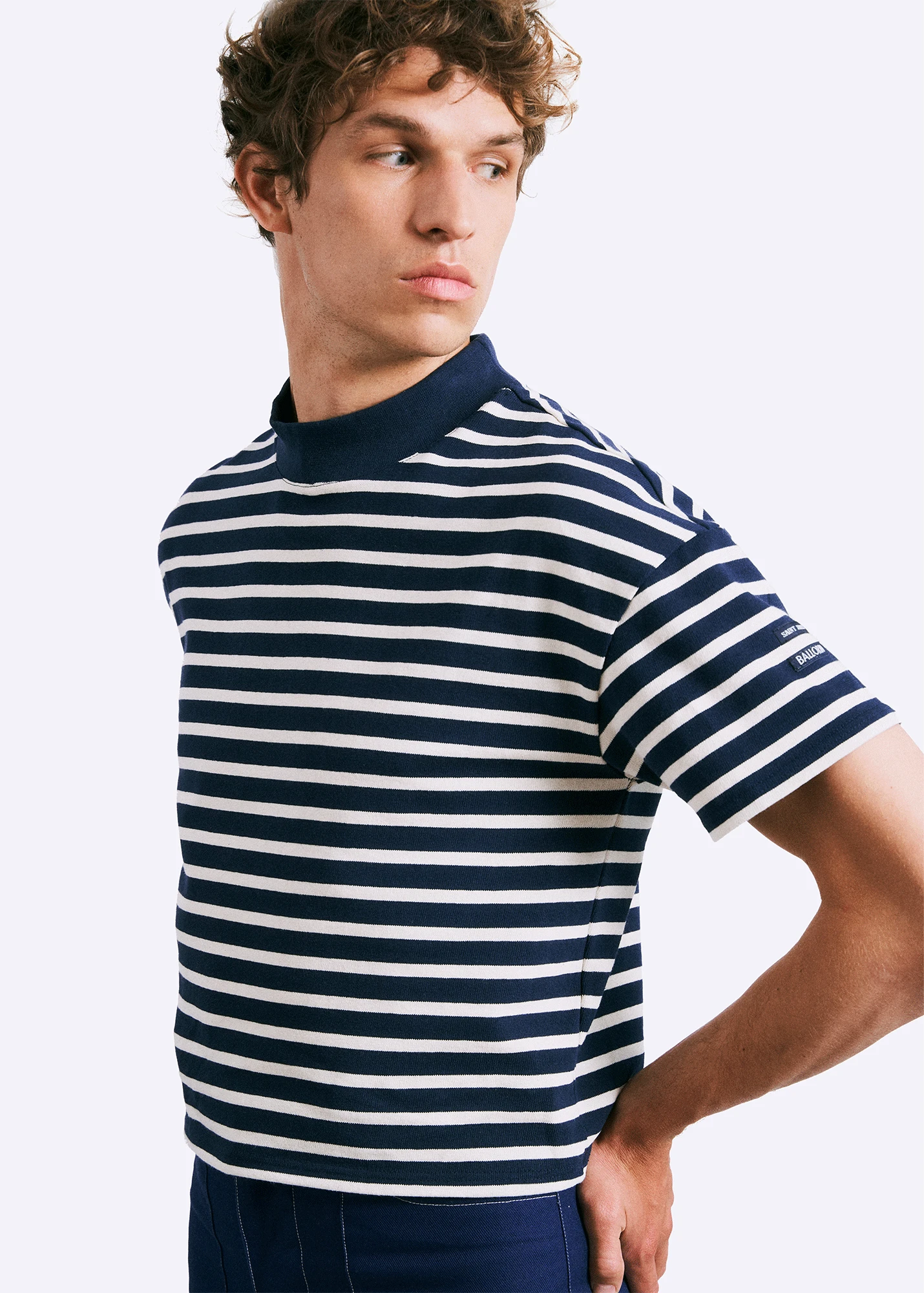 Marinière Courte Jean-Paul - SAINT JAMES X BALLORIN (MARINE/ECRU) 8 Marinière Courte Jean-Paul - SAINT JAMES X BALLORIN (MARINE/ECRU) - Image 6