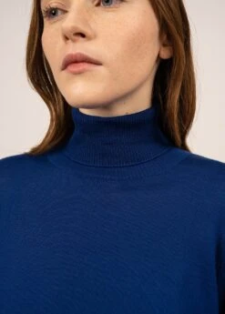 SAINT JAMES Sous-pull Col Roulé Modène - En Jersey De Laine (GITANE) -Chic Marin Soldes 1273 GITANE 05