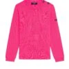 SAINT JAMES Pull Marin Uni Enfant Moussaillon - En Laine Mélangée (ROSE FLUO) -Chic Marin Soldes 1304 ROSE FLUO 2