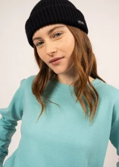 SAINT JAMES Sweat En Coton Lola - à Coudières Cœur (JADE/ECUME) 10 SAINT JAMES Sweat En Coton Lola - à Coudières Cœur (JADE/ECUME) -Chic Marin Soldes 1531 JADE ECUME 04