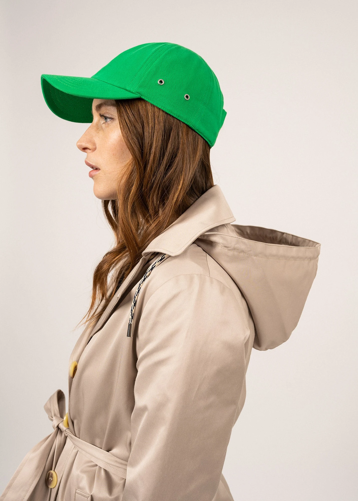 SAINT JAMES Trench à Capuche Ste Honorine - En Gabardine De Coton (PLAGE) 6 SAINT JAMES Trench à Capuche Ste Honorine - En Gabardine De Coton (PLAGE) - Image 4