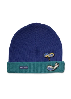 Bonnet Marin Pleine Mer - SAINT JAMES X Macon & Lesquoy (ENCRE/EMERAUDE)