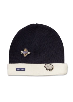 Bonnet Marin Orage - SAINT JAMES X Macon & Lesquoy (NAVY/ECUME)