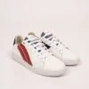 Baskets Homme Asymétriques - SAINT JAMES X Caval (BLANC/ROUGE) 1 Baskets Homme Asymétriques - SAINT JAMES X Caval (BLANC/ROUGE) -Chic Marin Soldes 1701 BLANC ROUGE 01