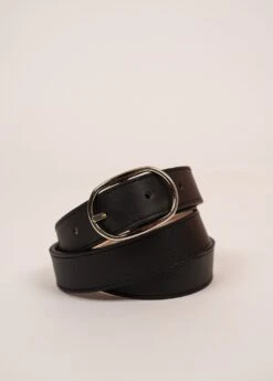 SAINT JAMES Ceinture Femme - En Cuir (NOIR)