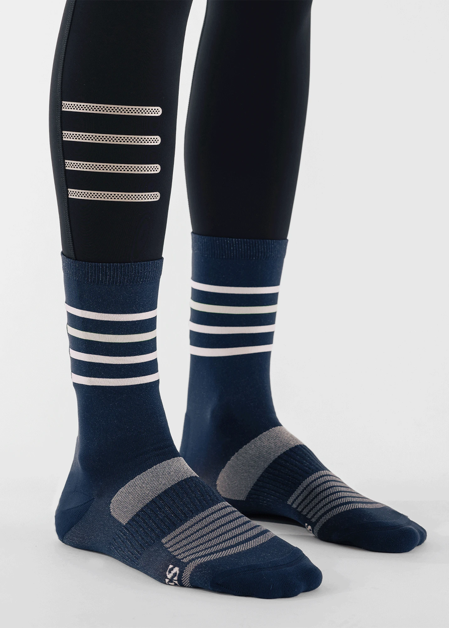 Chaussettes Mixtes Stripes - SAINT JAMES X Circle (NAVY) 3 Chaussettes Mixtes Stripes - SAINT JAMES X Circle (NAVY)
