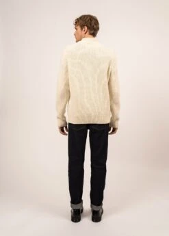 SAINT JAMES Pull à Col Montant Sare - En Laine (ECUME) 8 SAINT JAMES Pull à Col Montant Sare - En Laine (ECUME) -Chic Marin Soldes 1750 ECUME 02