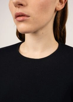 SAINT JAMES Pull Fin Molène - En Laine, Col Rond (NAVY) -Chic Marin Soldes 1756 CC NAVY 05