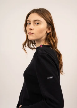 SAINT JAMES Pull Col Rond Donville - En Gemini (NAVY) 7 SAINT JAMES Pull Col Rond Donville - En Gemini (NAVY) -Chic Marin Soldes 1838 NAVY 03