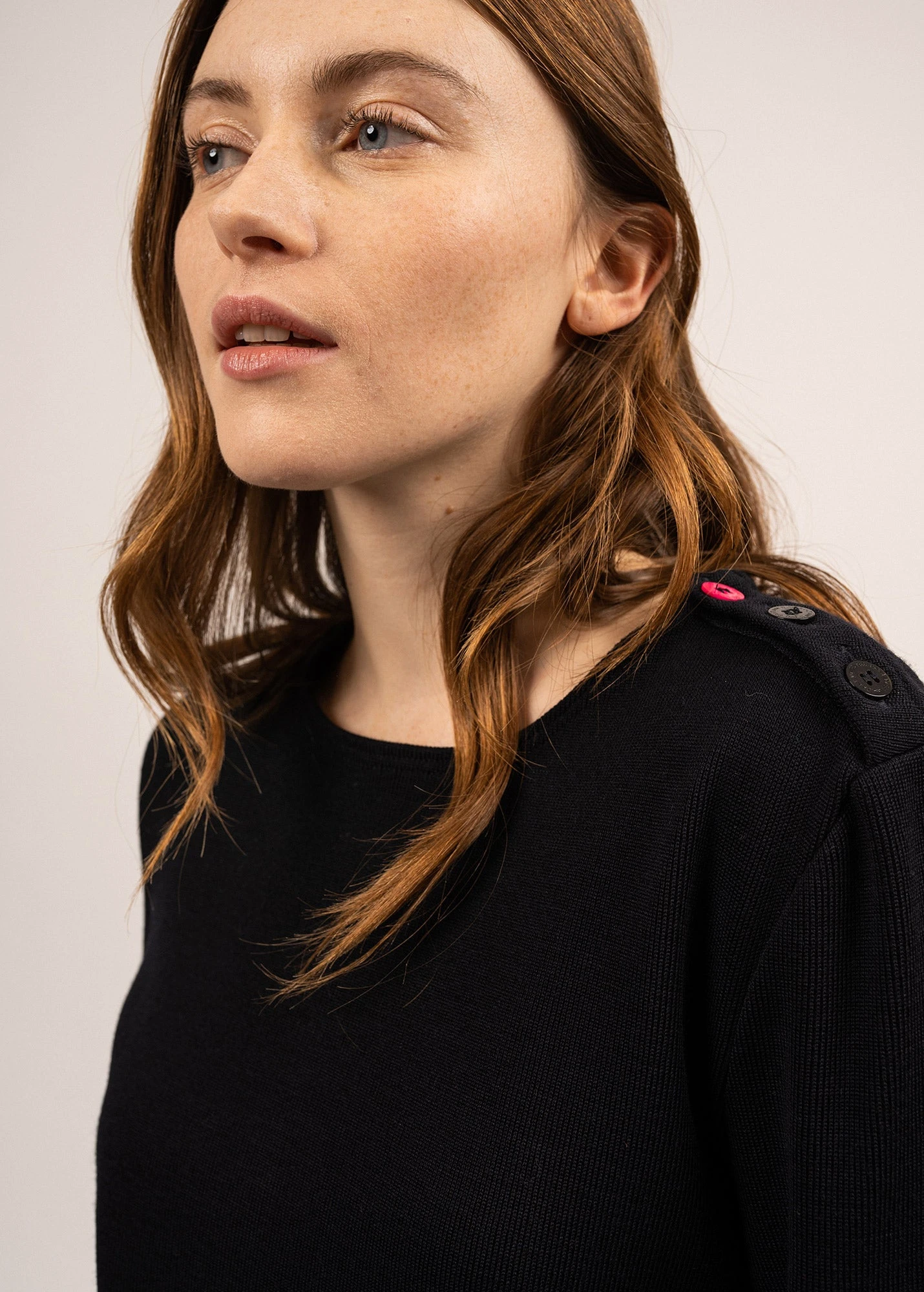 SAINT JAMES Pull Col Rond Donville - En Gemini (NAVY) 4 SAINT JAMES Pull Col Rond Donville - En Gemini (NAVY) - Image 2