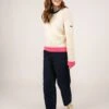 SAINT JAMES Pull Colorblock Hasparren - Esprit Sweat, En Laine (BLANC D'HIVER/ROSE FLUO/JAVA) 1 SAINT JAMES Pull Colorblock Hasparren - Esprit Sweat, En Laine (BLANC D'HIVER/ROSE FLUO/JAVA) -Chic Marin Soldes 1887 MZ BL HI RO FL JAVA E Shop BD 01