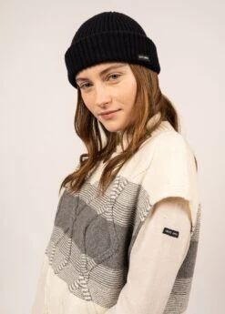 SAINT JAMES Pull En Laine Sans Manche Arudy - En Maille Structurée (ECUME/GRIS/ORANGE FLUO) -Chic Marin Soldes 1901 ECUME GRIS ORANGE FLU 04