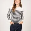 SAINT JAMES Pull Marin Rayé Rochefort - En Laine (ECUME/NAVY) 2 SAINT JAMES Pull Marin Rayé Rochefort - En Laine (ECUME/NAVY) -Chic Marin Soldes 1916 KF ECUME NAVY E shop BD 01