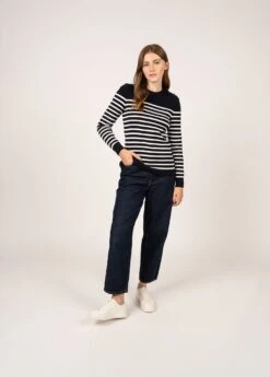 SAINT JAMES Pull Marin Rayé Rochefort - En Laine (NAVY/ECUME) 9 SAINT JAMES Pull Marin Rayé Rochefort - En Laine (NAVY/ECUME) -Chic Marin Soldes 1916 KH NAVY ECUME E shop BD 03