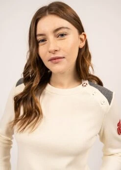 Pull Marin Combe Arpin - SAINT JAMES X ARPIN (ECUME) -Chic Marin Soldes 1949 ECUME 04