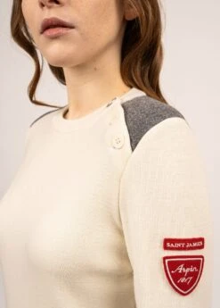 Pull Marin Combe Arpin - SAINT JAMES X ARPIN (ECUME) -Chic Marin Soldes 1949 ECUME 05