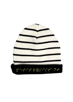 Bonnet Enfant Rayé - SAINT JAMES X Les Petits Résistants (ECUME/NAVY/NAVY) -Chic Marin Soldes 1953 ecume navy navy 2