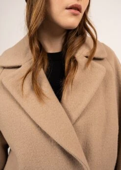 SAINT JAMES Manteau Long Croisé Ste Laurène - En Drap De Laine (NATUREL) 12 SAINT JAMES Manteau Long Croisé Ste Laurène - En Drap De Laine (NATUREL) -Chic Marin Soldes 2028 NATUREL 05