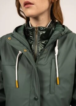 SAINT JAMES Parka 3 En 1 Ste Valérie - Veste Matelassée Amovible (VEGETAL) 13 SAINT JAMES Parka 3 En 1 Ste Valérie - Veste Matelassée Amovible (VEGETAL) -Chic Marin Soldes 2036 VEGETAL 06