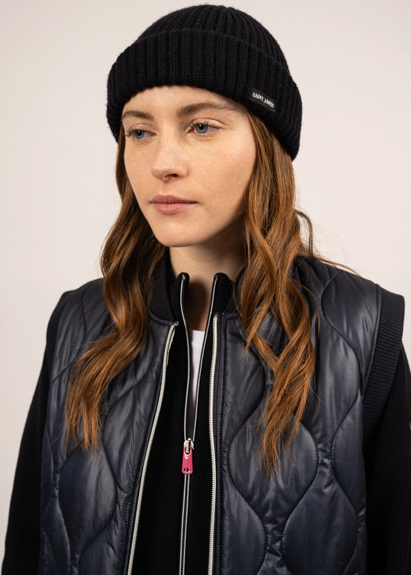 SAINT JAMES Veste Sans Manche Ste Maelie - Matelassée (AMIRAL/BLANC D'HIVER) 6 SAINT JAMES Veste Sans Manche Ste Maelie - Matelassée (AMIRAL/BLANC D'HIVER) - Image 4