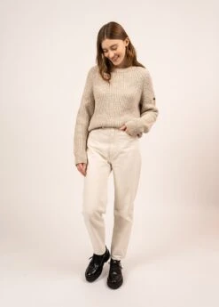 SAINT JAMES Pull à Détails Lurex Victoria - En Laine Mélangée (NATUREL/CHAMPAGNE) 9 SAINT JAMES Pull à Détails Lurex Victoria - En Laine Mélangée (NATUREL/CHAMPAGNE) -Chic Marin Soldes 2042 NATUREL CHAMPAGN 03