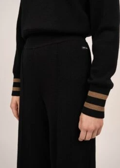 Pantalon Large En Laine Atlantis - SAINT JAMES X Romain Brifault (NOIR) -Chic Marin Soldes 2088 NOIR 04